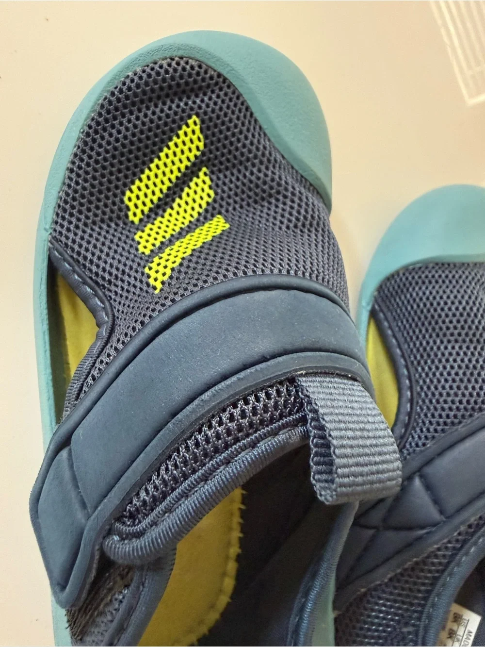 adidas Kids Navy & Teal Mesh Shoes